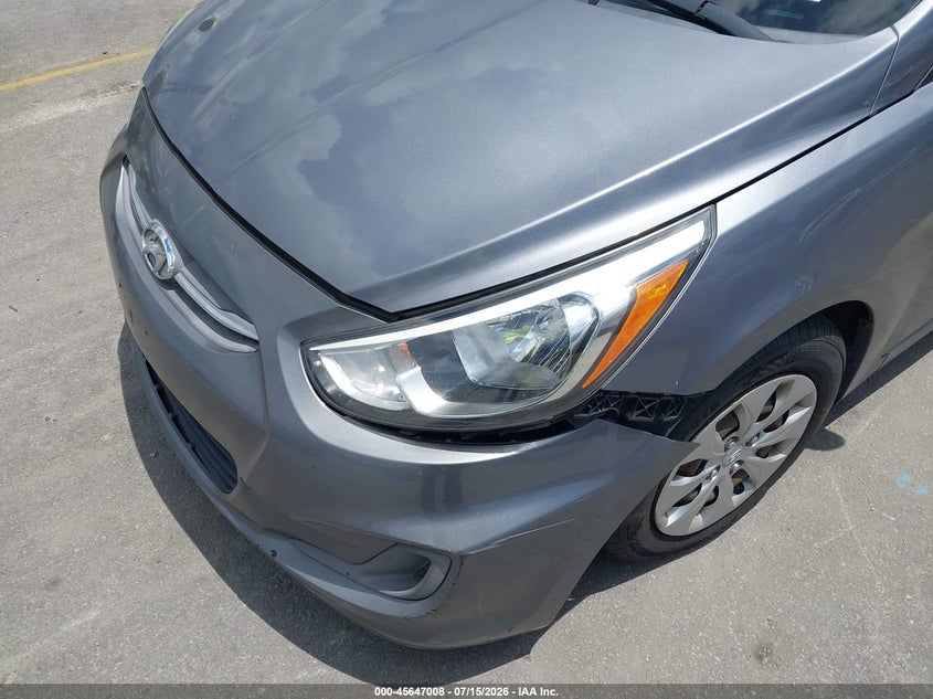 2017 Hyundai Accent VIN KMHCT5AE6HU338210 IAAI salvage auction — NORMAL WEAR, Clear (Georgia), sold $1,150 on 2026-07-22 (photo 6)