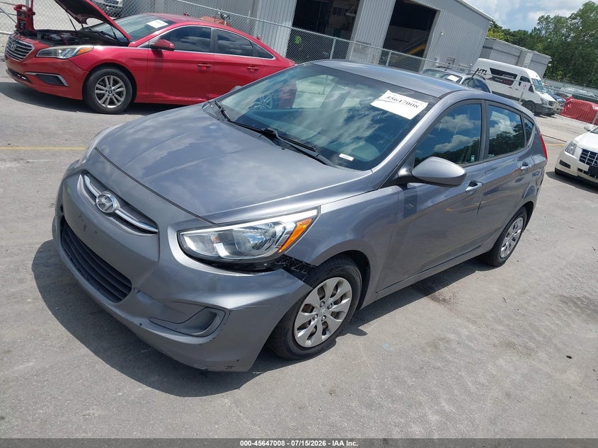 2017 Hyundai Accent VIN KMHCT5AE6HU338210 IAAI salvage auction — NORMAL WEAR, Clear (Georgia), sold $1,150 on 2026-07-22 (photo 2)