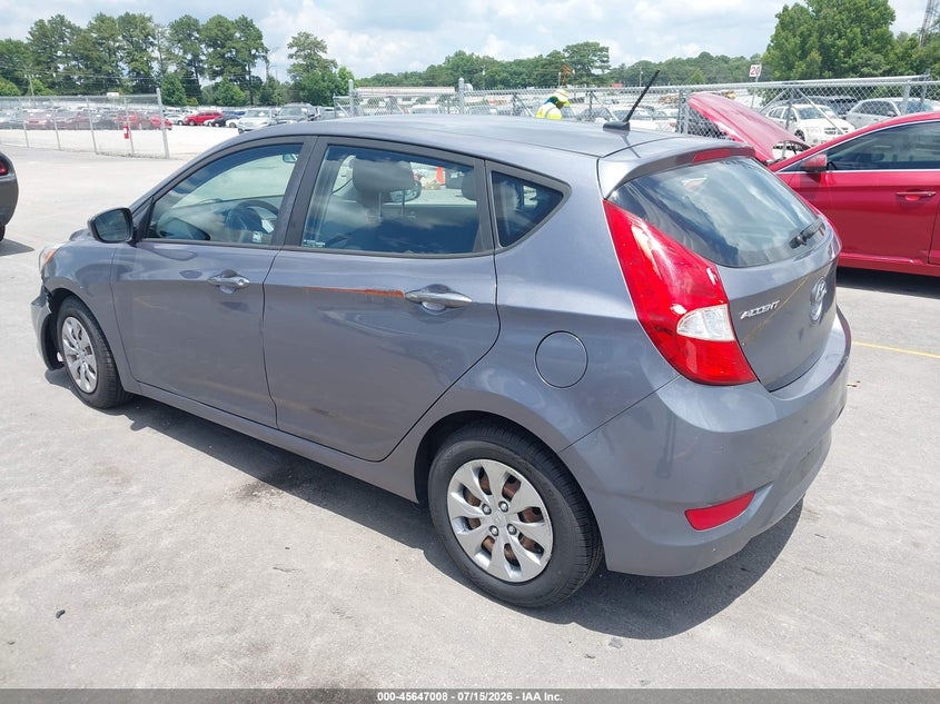 2017 Hyundai Accent VIN KMHCT5AE6HU338210 IAAI salvage auction — NORMAL WEAR, Clear (Georgia), sold $1,150 on 2026-07-22 (photo 3)