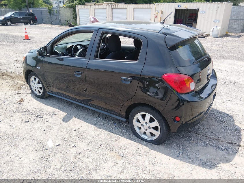 2015 Mitsubishi Mirage VIN ML32A4HJXFH033515 IAAI salvage auction — NORMAL WEAR, Clear (New Jersey), sold $25 on 2026-07-21 (photo 3)