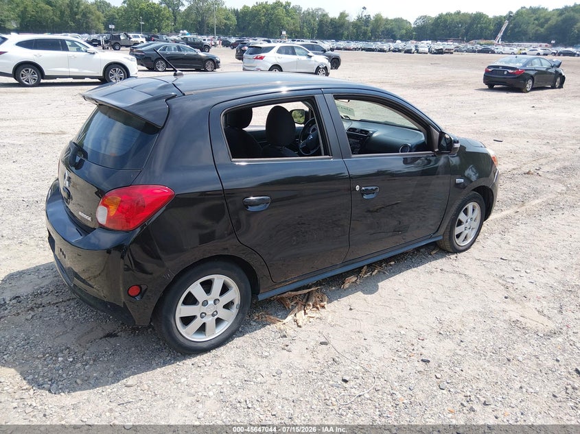 2015 Mitsubishi Mirage VIN ML32A4HJXFH033515 IAAI salvage auction — NORMAL WEAR, Clear (New Jersey), sold $25 on 2026-07-21 (photo 4)