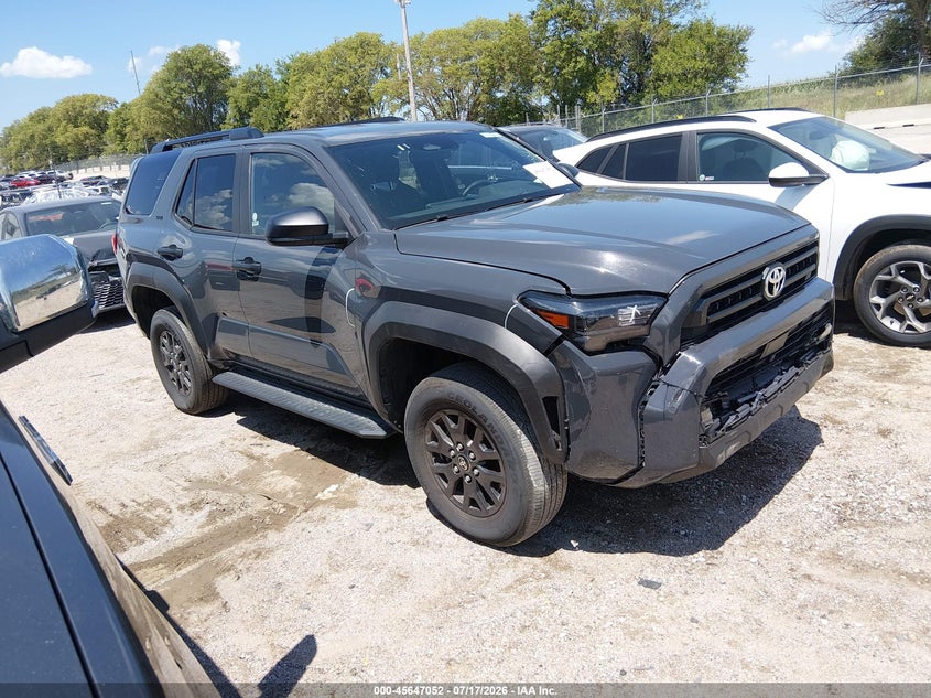 2025 Toyota 4runner VIN JTEVA5BR9S5037190 IAAI salvage auction — FRONT END, Clear (New York), sold $26,250 on 2026-07-29 (photo 1)