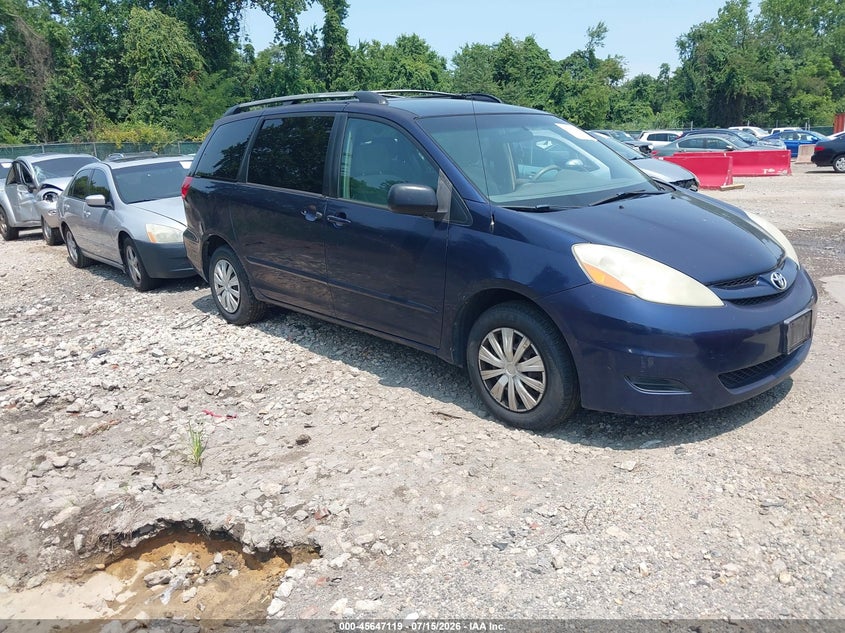 2006 Toyota Sienna VIN 5TDZA23C86S396500 IAAI salvage auction — NORMAL WEAR, Clear (Maryland), sold $600 on 2026-07-23 (photo 1)