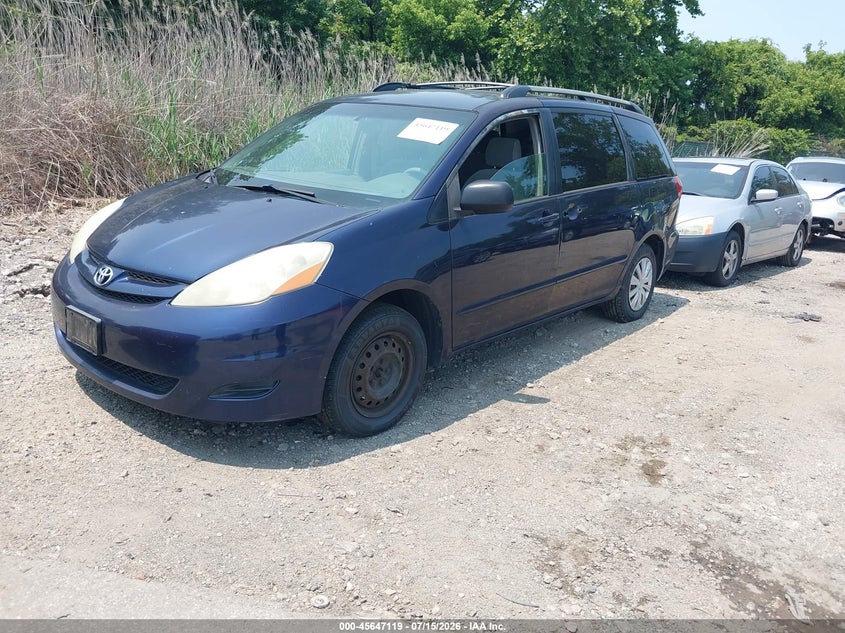 2006 Toyota Sienna VIN 5TDZA23C86S396500 IAAI salvage auction — NORMAL WEAR, Clear (Maryland), sold $600 on 2026-07-23 (photo 2)