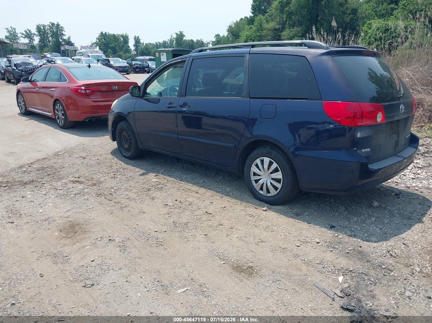 2006 Toyota Sienna VIN 5TDZA23C86S396500 IAAI salvage auction — NORMAL WEAR, Clear (Maryland), sold $600 on 2026-07-23 (photo 3)