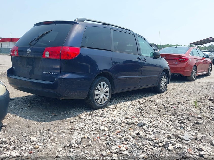 2006 Toyota Sienna VIN 5TDZA23C86S396500 IAAI salvage auction — NORMAL WEAR, Clear (Maryland), sold $600 on 2026-07-23 (photo 4)
