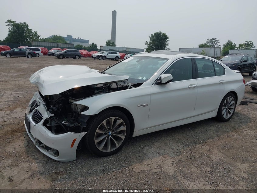 2016 BMW 5er VIN WBA5A7C53GG148533 IAAI salvage auction — FRONT END, Salvage (Pennsylvania), sold $2,050 on 2026-08-07 (photo 2)