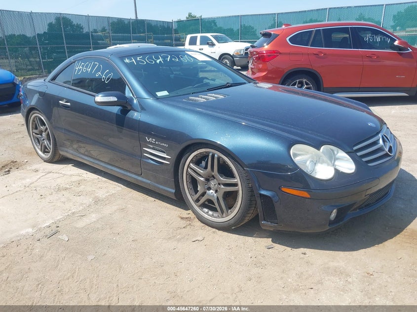2006 Mercedes-benz Sl-class VIN WDBSK79F06F111770 IAAI salvage auction — NORMAL WEAR, Clear (Indiana), sold $6,000 on 2026-08-11 (photo 1)