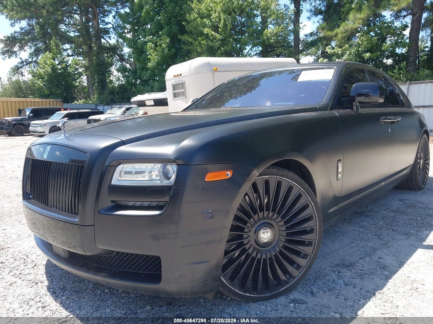 2011 Rolls-royce Ghost VIN SCA664S50BUX49585 IAAI salvage auction — LEFT FRONT, Salvage (Georgia), sold $41,500 on 2026-09-02 (photo 6)