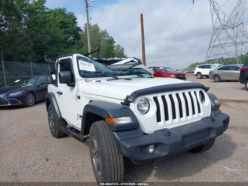 2023 Jeep Wrangler / VIN 1C4GJXAN1PW654141 IAAI salvage auction — ALL OVER, Salvage (Pennsylvania), sold $6,400 on 2026-07-25 (photo 1)