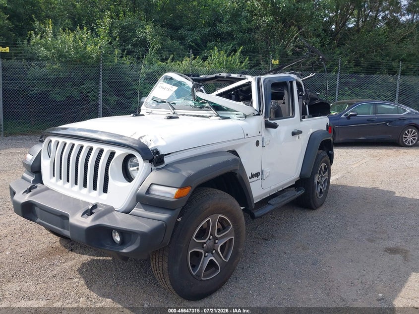 2023 Jeep Wrangler / VIN 1C4GJXAN1PW654141 IAAI salvage auction — ALL OVER, Salvage (Pennsylvania), sold $6,400 on 2026-07-25 (photo 2)