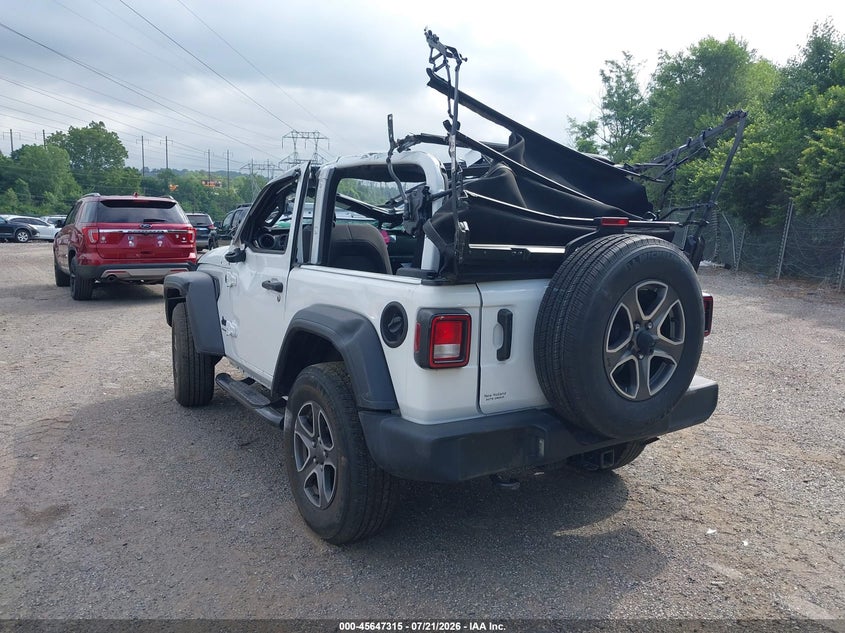 2023 Jeep Wrangler / VIN 1C4GJXAN1PW654141 IAAI salvage auction — ALL OVER, Salvage (Pennsylvania), sold $6,400 on 2026-07-25 (photo 3)