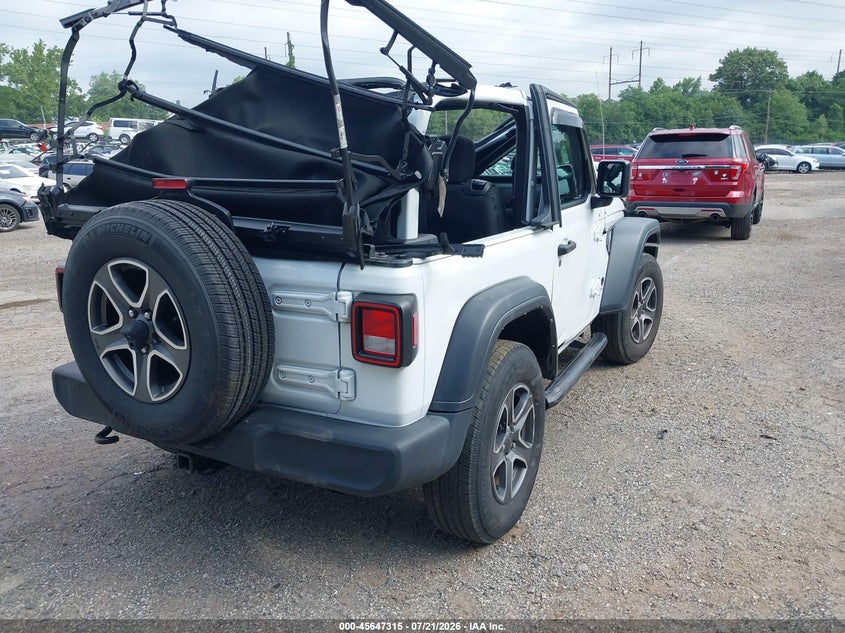 2023 Jeep Wrangler / VIN 1C4GJXAN1PW654141 IAAI salvage auction — ALL OVER, Salvage (Pennsylvania), sold $6,400 on 2026-07-25 (photo 4)