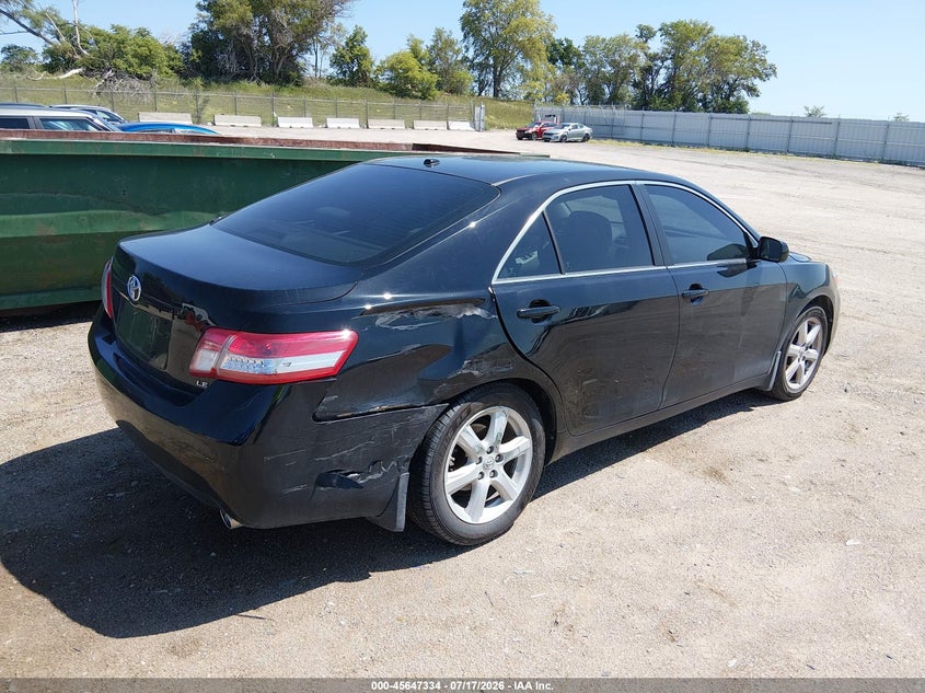 2011 Toyota Camry VIN 4T4BF3EK6BR101012 IAAI salvage auction — REAR END, Certificate Of Title (Nebraska), sold $2,150 on 2026-08-01 (photo 4)