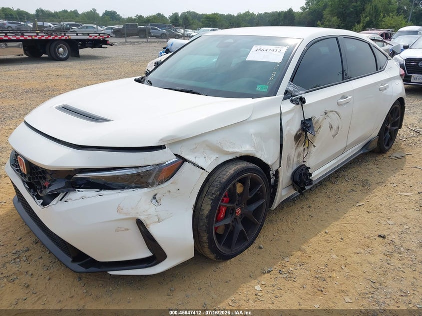2025 Honda Civic type r VIN JHMFL5G42SX004972 IAAI salvage auction — LEFT & RIGHT, Salvage (Virginia), sold $21,400 on 2026-08-31 (photo 2)