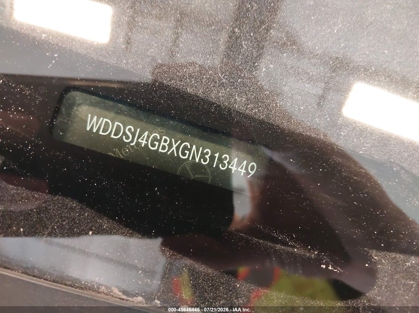 2016 Mercedes-benz Cla-klasse VIN WDDSJ4GBXGN313449 IAAI salvage auction — REAR END, Salvage Title, sold $3,225 on 2026-08-18 (photo 9)