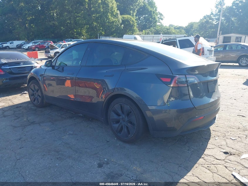 2025 Tesla Model y VIN 7SAYGDEE8SA339538 IAAI salvage auction — RIGHT FRONT, Certificate Of Destruction (Florida), sold $10,200 on 2026-09-06 (photo 3)