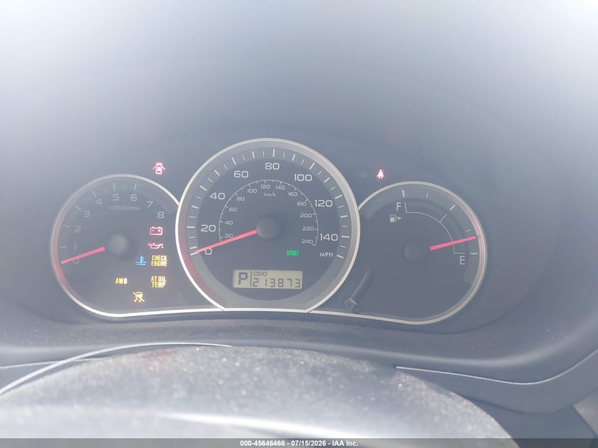 2008 Subaru Impreza VIN JF1GH63648H816416 IAAI salvage auction — NORMAL WEAR, Clear (Michigan), sold $525 on 2026-07-20 (photo 7)