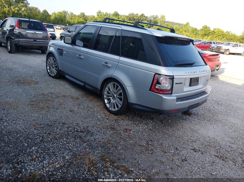 2012 Land rover Range rover sport VIN SALSK2D48CA732427 IAAI salvage auction — NORMAL WEAR, Clear (Indiana), sold $25 on 2026-07-29 (photo 3)
