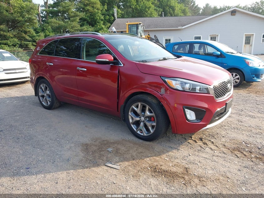 2016 Kia Sorento VIN 5XYPKDA55GG081298 IAAI salvage auction — RIGHT FRONT, Wait Title, sold $3,650 on 2026-08-23 (photo 1)