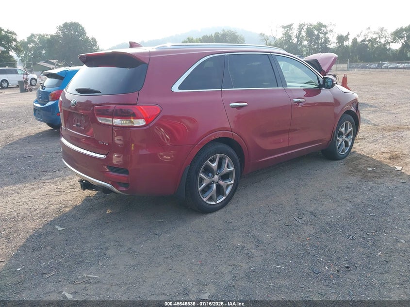 2016 Kia Sorento VIN 5XYPKDA55GG081298 IAAI salvage auction — RIGHT FRONT, Wait Title, sold $3,650 on 2026-08-23 (photo 4)