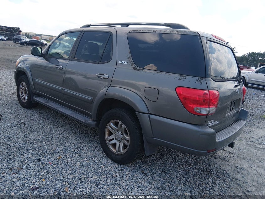 2005 Toyota Sequoia VIN 5TDBT44A95S257303 IAAI salvage auction — NORMAL WEAR, Clear (Georgia), sold $900 on 2026-07-24 (photo 3)