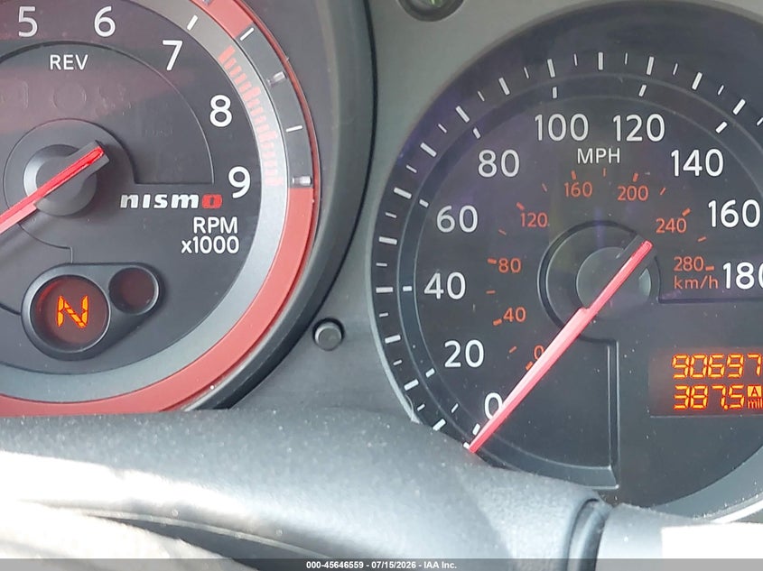 2017 Nissan 370z VIN JN1AZ4EH3HM953356 IAAI salvage auction — UNKNOWN, Clear (New York), sold $9,300 on 2026-07-28 (photo 7)