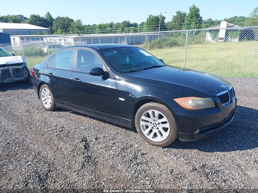 2007 BMW 3 series VIN WBAVA33557KX74106 IAAI salvage auction — LEFT SIDE, Salvage (Idaho), sold $300 on 2026-08-04 (photo 1)