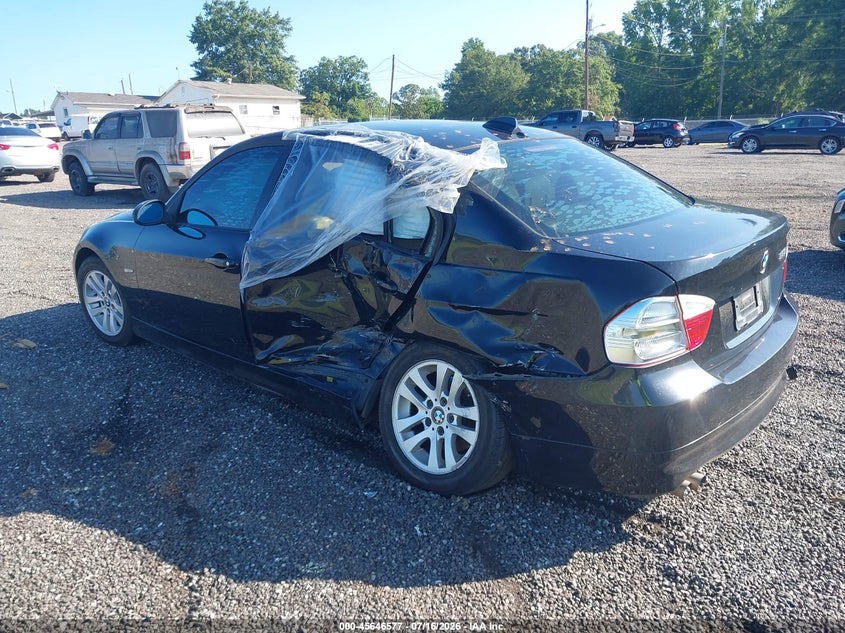 2007 BMW 3 series VIN WBAVA33557KX74106 IAAI salvage auction — LEFT SIDE, Salvage (Idaho), sold $300 on 2026-08-04 (photo 3)