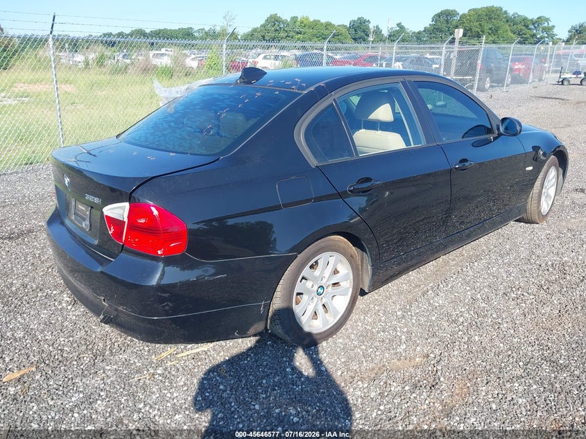 2007 BMW 3 series VIN WBAVA33557KX74106 IAAI salvage auction — LEFT SIDE, Salvage (Idaho), sold $300 on 2026-08-04 (photo 4)