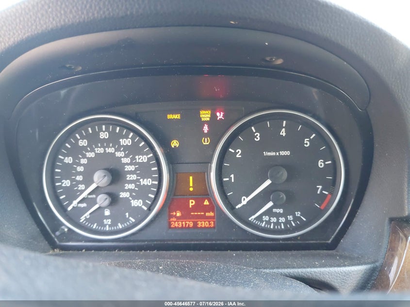 2007 BMW 3 series VIN WBAVA33557KX74106 IAAI salvage auction — LEFT SIDE, Salvage (Idaho), sold $300 on 2026-08-04 (photo 7)