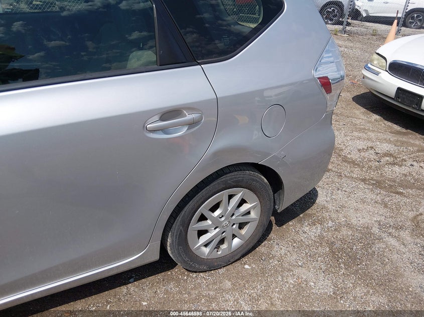 2013 Toyota Prius v VIN JTDZN3EU0D3194247 IAAI salvage auction — NORMAL WEAR, Regular Certificate (Iowa), sold $2,500 on 2026-07-29 (photo 6)