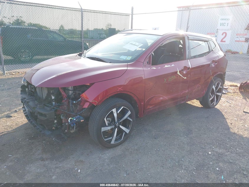 2022 Nissan Rogue VIN JN1BJ1CW1NW484182 IAAI salvage auction — FRONT & REAR, Mv-907A (New York), sold $3,500 on 2026-07-31 (photo 2)