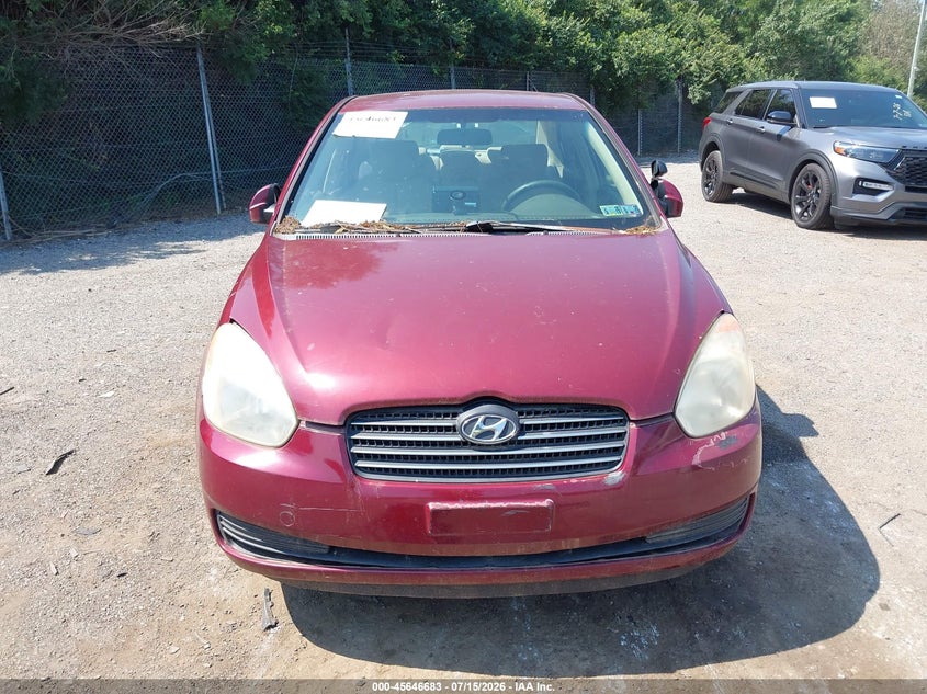 2006 Hyundai Accent VIN KMHCN46C56U017199 IAAI salvage auction — NORMAL WEAR, Clear (Pennsylvania), sold $700 on 2026-07-31 (photo 6)