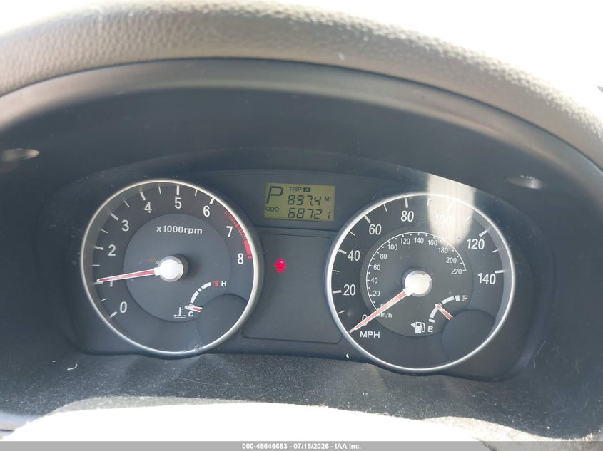 2006 Hyundai Accent VIN KMHCN46C56U017199 IAAI salvage auction — NORMAL WEAR, Clear (Pennsylvania), sold $700 on 2026-07-31 (photo 7)