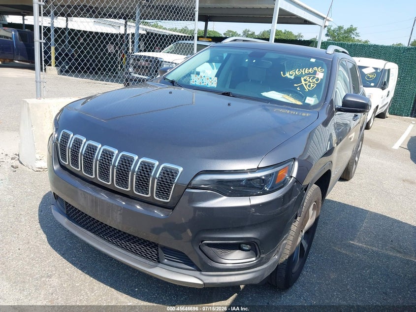 2020 Jeep Cherokee VIN 1C4PJMDX4LD647721 IAAI salvage auction — RIGHT REAR, Clear (New York), sold $7,500 on 2026-07-28 (photo 2)