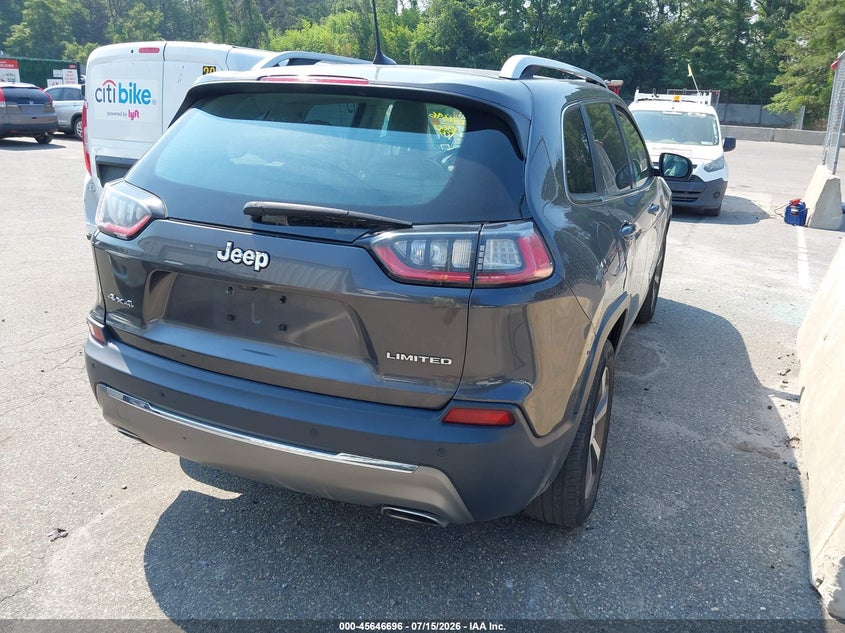 2020 Jeep Cherokee VIN 1C4PJMDX4LD647721 IAAI salvage auction — RIGHT REAR, Clear (New York), sold $7,500 on 2026-07-28 (photo 4)