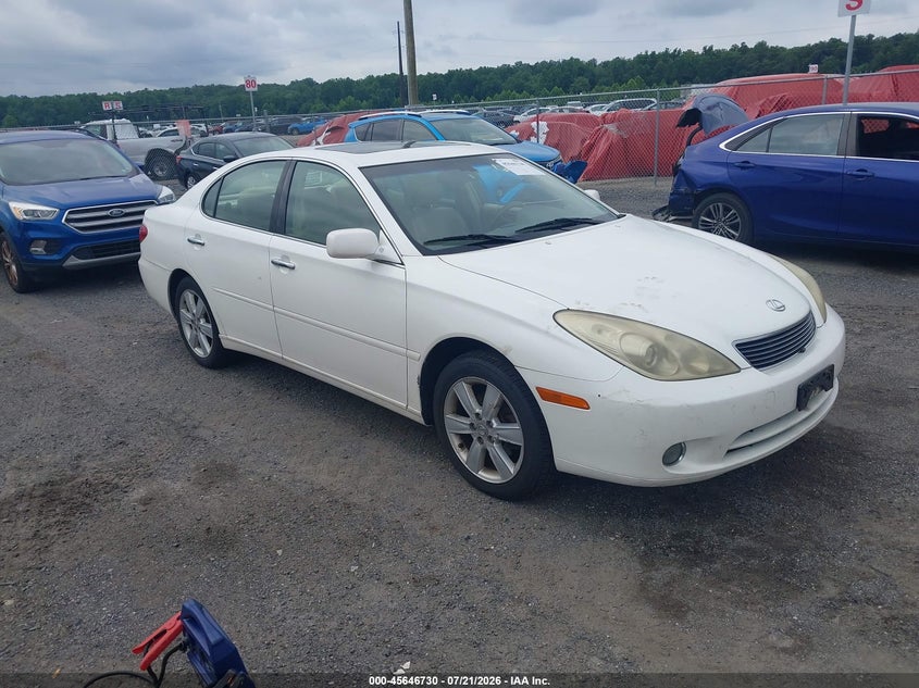 2005 Lexus Es 330 VIN JTHBA30G355096588 IAAI salvage auction — NORMAL WEAR, Clear (Virginia), sold $25 on 2026-07-30 (photo 1)