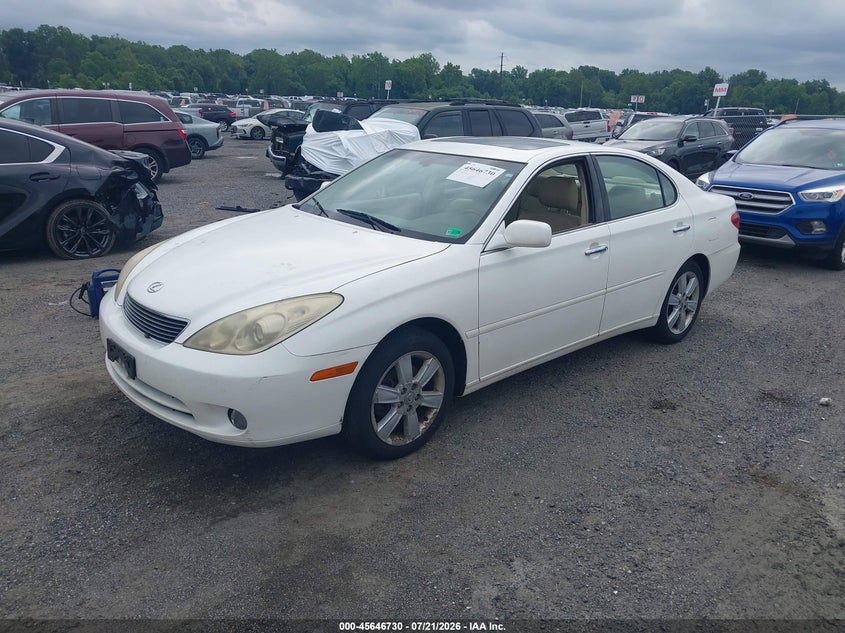 2005 Lexus Es 330 VIN JTHBA30G355096588 IAAI salvage auction — NORMAL WEAR, Clear (Virginia), sold $25 on 2026-07-30 (photo 2)