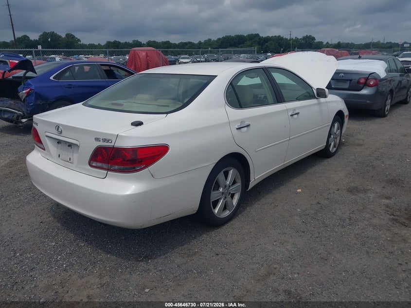 2005 Lexus Es 330 VIN JTHBA30G355096588 IAAI salvage auction — NORMAL WEAR, Clear (Virginia), sold $25 on 2026-07-30 (photo 4)