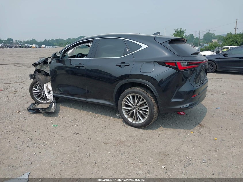 2025 Lexus Nx VIN 2T2GKCEZ3SC036383 IAAI salvage auction — LEFT FRONT, Salvage (Pennsylvania), sold $12,050 on 2026-08-27 (photo 3)