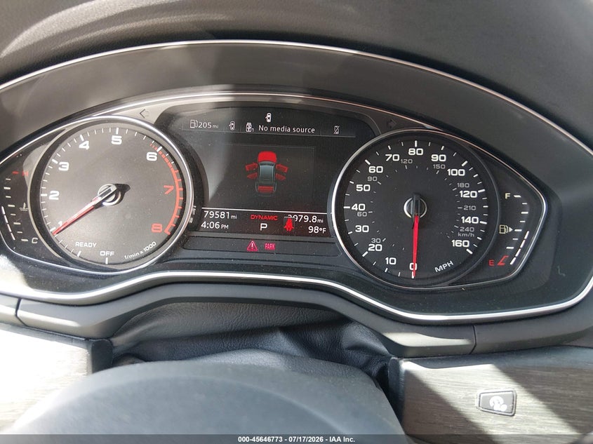 2020 Audi A4 VIN WAUDNAF43LN012182 IAAI salvage auction — RIGHT FRONT, Salvage Title, sold $7,350 on 2026-09-03 (photo 7)