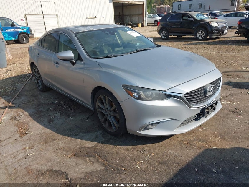 2016 Mazda 6 VIN JM1GJ1W56G1430642 IAAI salvage auction — NORMAL WEAR, Clear - Dealer Only (California), sold $25 on 2026-07-21 (photo 1)