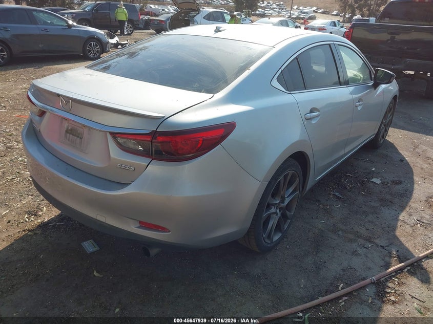 2016 Mazda 6 VIN JM1GJ1W56G1430642 IAAI salvage auction — NORMAL WEAR, Clear - Dealer Only (California), sold $25 on 2026-07-21 (photo 4)
