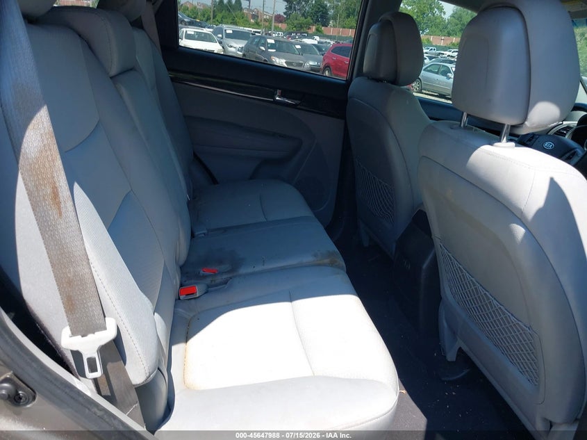 2013 Kia Sorento VIN 5XYKT3A63DG385526 IAAI salvage auction — NORMAL WEAR, Clear (Pennsylvania), sold $625 on 2026-07-24 (photo 8)