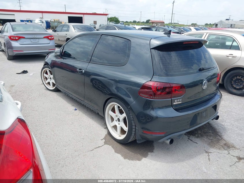 2010 Volkswagen Gti VIN WVWEV7AJ9AW258815 IAAI salvage auction — NORMAL WEAR, Original (Texas), sold $1,000 on 2026-07-29 (photo 3)