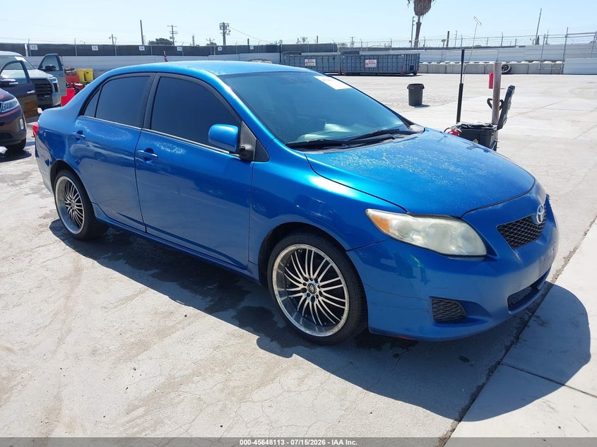 2009 Toyota Corolla VIN JTDBL40E099054023 IAAI salvage auction — NORMAL WEAR, Clear - Dealer Only (California), sold $500 on 2026-07-29 (photo 1)