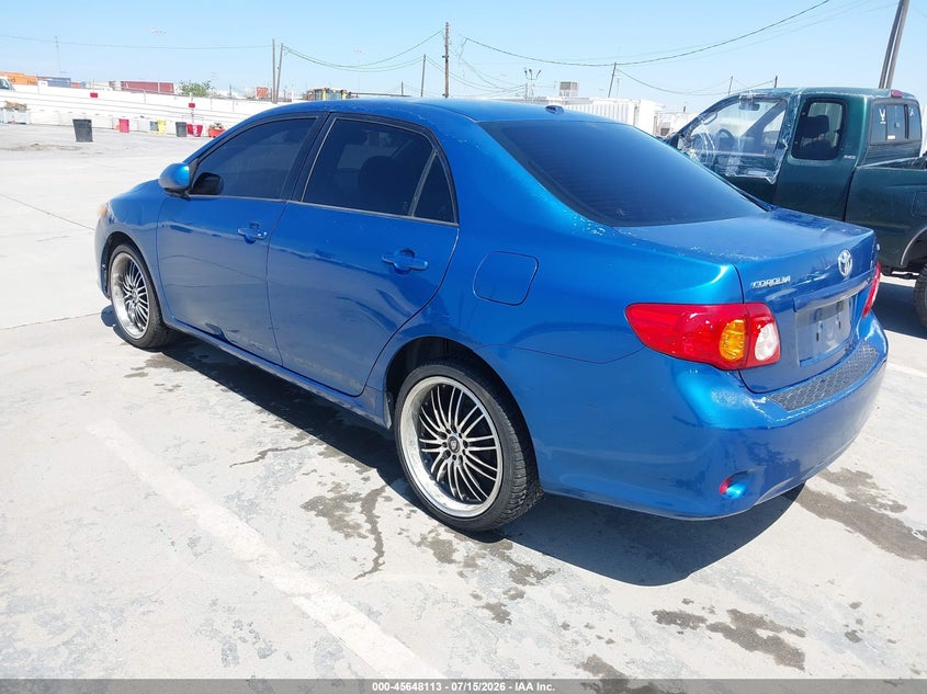 2009 Toyota Corolla VIN JTDBL40E099054023 IAAI salvage auction — NORMAL WEAR, Clear - Dealer Only (California), sold $500 on 2026-07-29 (photo 3)