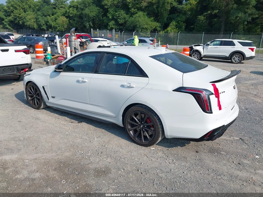 2026 Cadillac Ct4-v VIN 1G6D75RP6T0410027 IAAI salvage auction — ALL OVER, Wait Title, sold $28,700 on 2026-08-17 (photo 3)