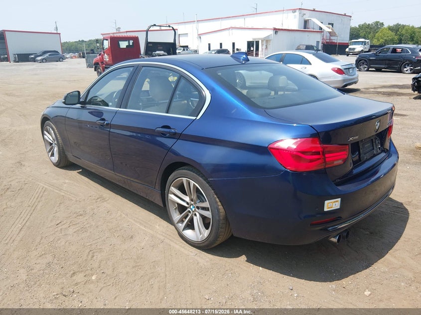 2017 BMW 3 series VIN WBA8D9G54HNT91548 IAAI salvage auction — NORMAL WEAR, Clear (Virginia), sold $125 on 2026-07-22 (photo 3)
